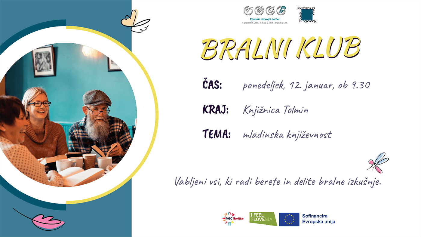 Bralni klub - Knjižnica Cirila Kosmača Tolmin